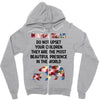 mama bear message Zipper Hoodie