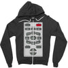 rude remote control, ideal funny birthday gift or present Zipper Hoodie