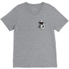 pocket dark link V-Neck Tee
