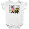 pat and silent bob Baby Bodysuit