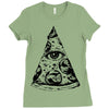 illuminati pizza Ladies Fitted T-Shirt