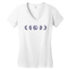 Moon Phases Women's V-Neck T-Shirt