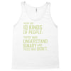 10 kinds of people binary Tank Top