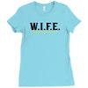 Wife.. Washing Ironing Fucking Etc Ladies Fitted T-Shirt