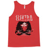 crimson red Tank Top