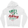 Daddy Hiking Buddy Mountains Zipper Hoodie