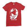earth day planet Ladies Fitted T-Shirt