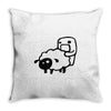 sheep shgger Throw Pillow