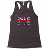 skinhead union jack, ideal birthday gift or present Racerback Tank