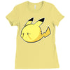 pikachu et boo Ladies Fitted T-Shirt