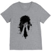 sad girl V-Neck Tee
