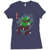 red oni ninja Ladies Fitted T-Shirt