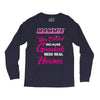 Mammie Was Created Because Need Real Heroes Long Sleeve Shirts