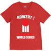 HOWZAT I BAT FOR THE WORLD SERIES V-Neck Tee