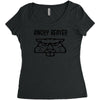 angry beaver Women's Triblend Scoop T-shirt