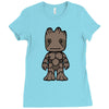 friendly tree Ladies Fitted T-Shirt