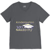 kindergarten 2017 nailed it graduation V-Neck Tee