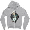 Skull Ride Zipper Hoodie
