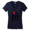 I Love My Big Brother Women's V-Neck T-Shirt