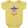 independence day 4th july star america american flag Baby Onesie