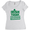 hungover tomorrow best trending Women's Triblend Scoop T-shirt