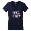 We Are Made of Star Stuff,  Carl Sagan Quote Women's V-Neck T-Shirt