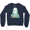 scream floral Crewneck Sweatshirt