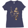 marilyn monroe machine gun gangster 100% cotton Ladies Fitted T-Shirt