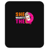 She Wants The D - Dunkin Donuts Mousepad