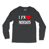 i f'n heart  mondays girls Long Sleeve Shirts