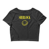 sherlock holmes smiley face Crop Top