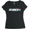 science a real american hero Women's Triblend Scoop T-shirt