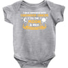 I Love Someone with Childhood Cancer to The Moon and Back to Infinity Baby Bodysuit