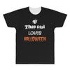 this girl loves halloween All Over Men's T-shirt