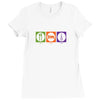 eat sleep radio Ladies Fitted T-Shirt