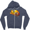 full metal bob Zipper Hoodie