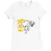 make your mark dog Ladies Fitted T-Shirt