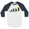 goku evolution (black) 3/4 Sleeve Shirt