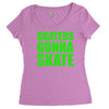skaters gonna skate Women's Triblend Scoop T-shirt