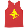 sasquatch guitar gear  funny bigfoot yeti comic monster retro Tank Top