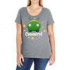 Final Space Chookity with Stars Ladies Curvy T-Shirt