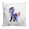 yorkie palette custom Throw Pillow