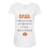 i have obsessive pumpkin spice disorder Maternity Scoop Neck T-shirt