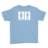 restroom sign sticker vinyl decal Youth Tee