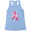 breast cancer awareness hope ribbon heart Racerback Tank