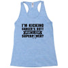 I Am Kicking Cancers Butt Whats Your Superpower? Racerback Tank