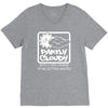 partly cloudy 100% getting wasted gift drugs drinking pissed bong fuun V-Neck Tee