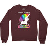 look it's a magical fck unicorn funny Crewneck Sweatshirt
