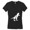 Daddysaurus Women's V-Neck T-Shirt