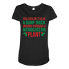 nitroglycerin plant Maternity Scoop Neck T-shirt